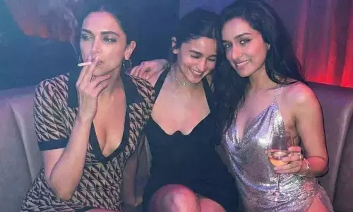 సిగరెట్ కాల్చితూ, మందు కొడుతూ బాలీవుడ్ హీరోయిన్ల రచ్చ !
