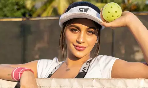 Yashika Aannand Brings Sporty Elegance to Pickleball Photoshoot