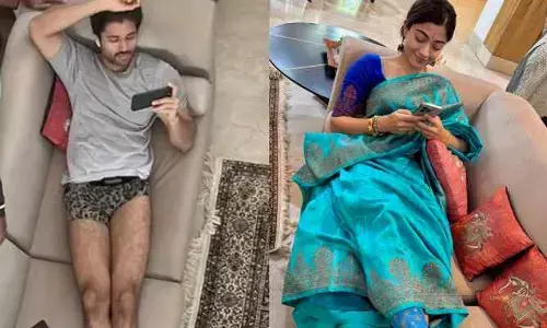 ఒకే సోఫాలో టాలీవుడ్ హీరో, హీరోయిన్లు..రొమాంటిక్ పిక్ !