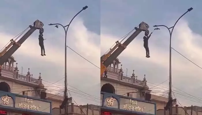 పక్షిని కాపాడేందుకు ప్రాణాలకు తెగించిన యువకుడు.. నెటిజన్ల ప్రశంసలు అందుకుంటోన్న వీడియో పక్షిని కాపాడేందుకు ప్రాణాలకు తెగించిన యువకుడు.. నెటిజన్ల ప్రశంసలు అందుకుంటోన్న వీడియో