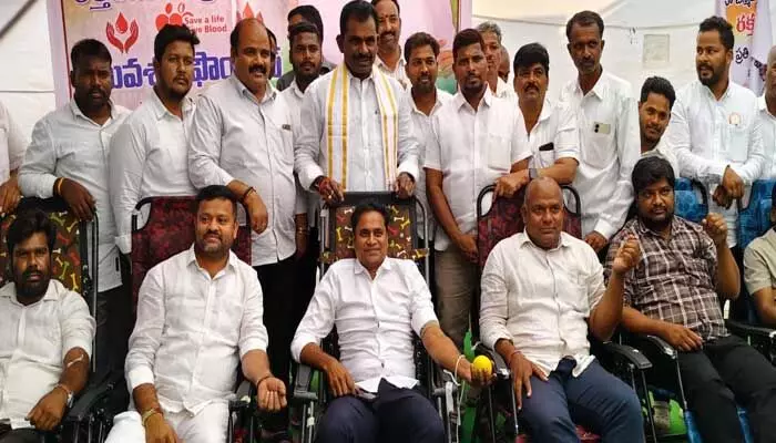 అన్ని దానాల కంటే రక్తదానం గొప్పది : ఎమ్మెల్యే మేఘారెడ్డి అన్ని దానాల కంటే రక్తదానం గొప్పది : ఎమ్మెల్యే మేఘారెడ్డి