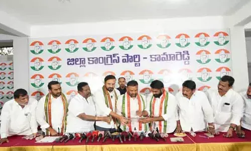 జిల్లా కాంగ్రెస్ లో గ్రూపు త‌గాదాలు లేవు :   జుక్క‌ల్, ఎల్లారెడ్డి ఎమ్మెల్యేలు