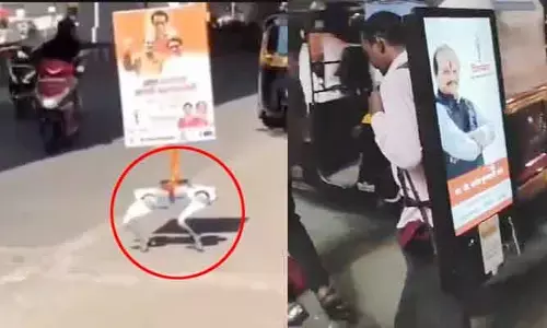 కొత్తపుంతలు తొక్కుతున్న ఎన్నికల ప్రచారం.. యాక్షన్‌లోకి రోబోటిక్ డాగ్స్, బ్యాక్‌ ప్యాక్ ఎల్‌‌ఈడీలు