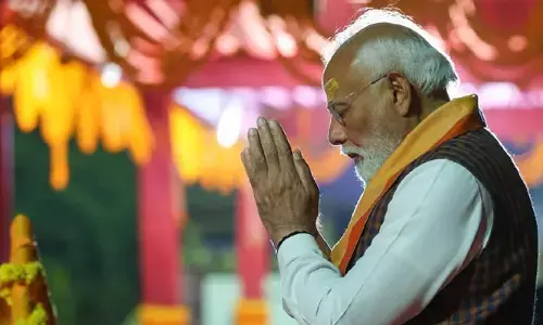 సోమ్‌నాథ్ ఆలయాన్ని సందర్శించిన ప్రధాని మోడీ.. జ్యోతిర్లింగ క్షేత్రంలో ప్రత్యేక పూజలు