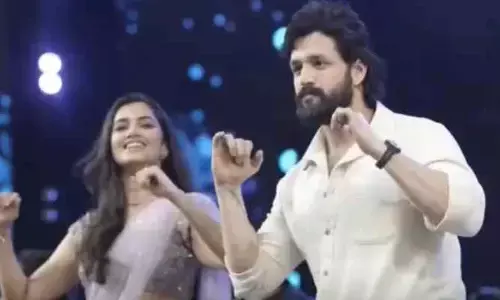 హీరోయిన్ తో డ్యాన్స్ ఇర‌గ‌దీసిన‌ అఖిల్