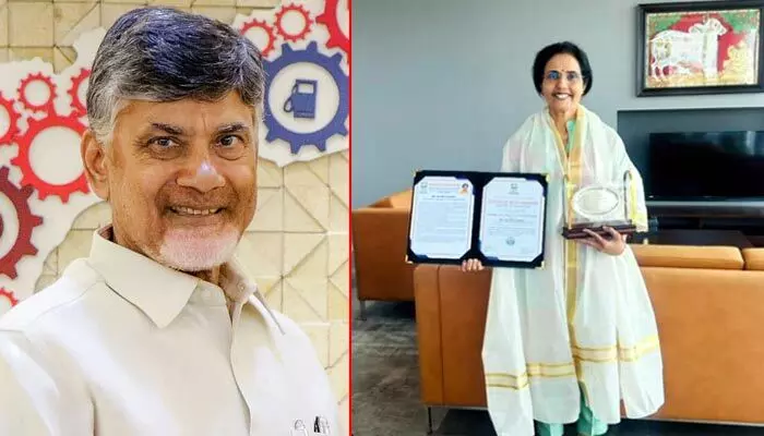 నారా భువనేశ్వరికి ప్రతిష్టాత్మక పురస్కారం.. సీఎం చంద్రబాబు, మంత్రి లోకేష్ హర్షం నారా భువనేశ్వరికి ప్రతిష్టాత్మక పురస్కారం.. సీఎం చంద్రబాబు, మంత్రి లోకేష్ హర్షం