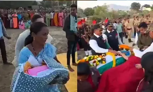 కన్న కూతురును చూడకుండానే కన్నుమూసిన జవాన్