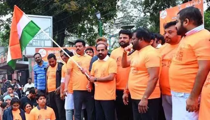 విజయవాడలో బిజెవైఎం 5కె మారథాన్ విజయవాడలో బిజెవైఎం 5కె మారథాన్