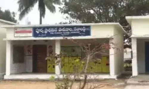 ప్రభుత్వ పాఠశాల స్థలం కబ్జా?.. పట్టించుకోని అధికారులు
