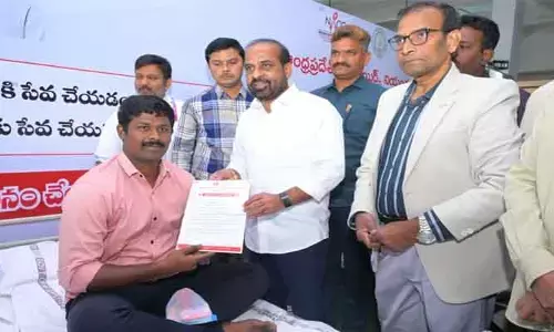 రక్తదానం ద్వారా ప్రాణాలు కాపాడవచ్చు : మంత్రి సత్యకుమార్