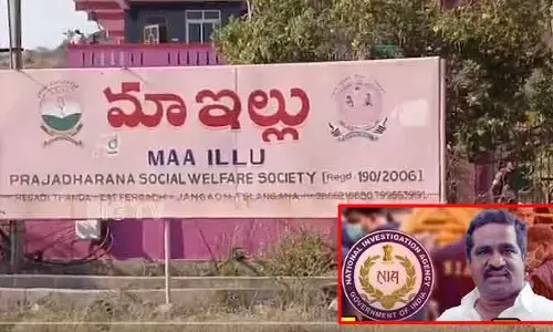 గాదె ఇన్నయ్య ఆశ్రమం, ఇంట్లో NIA సోదాలు