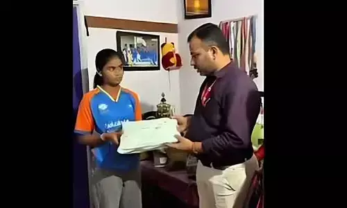 అంధుల మహిళా క్రికెట్ జట్టు కెప్టెన్ కు అరుదైన గౌరవం