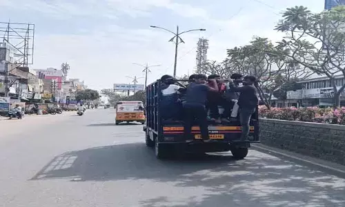 పట్టు జారితే.. ప్రాణాలు గాల్లోకే..!