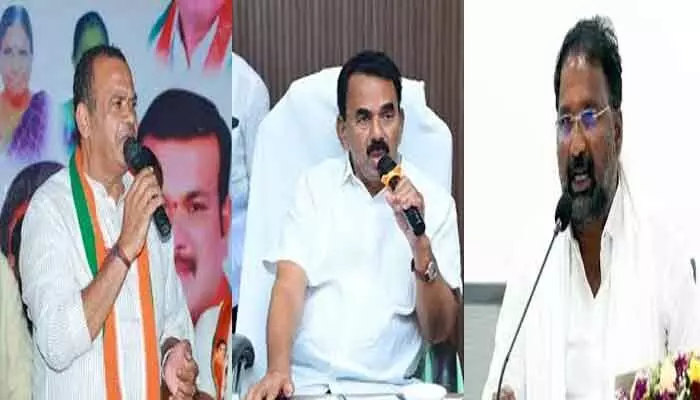 రేపు ముగ్గురు మంత్రుల పర్యటనలు రేపు ముగ్గురు మంత్రుల పర్యటనలు
