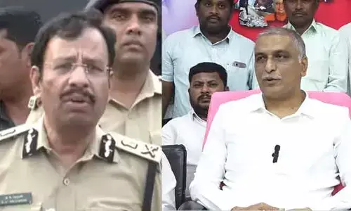 సజ్జనార్ కాంగ్రెస్ కండువా కప్పుకోవాలి.. హరీష్ రావు సంచలన వ్యాఖ్యలు