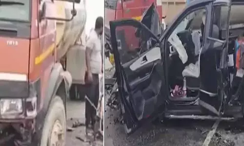 Road accidents: దట్టంగా కమ్మేసిన పొగమంచు.. పండగ పూట వరుస రోడ్డు ప్రమాదాలు