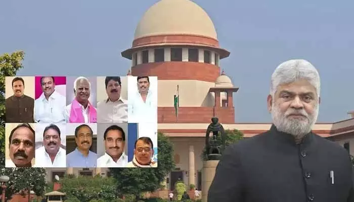 Supreme Court: మీకిదే చివరి అవకాశం.. ఎమ్మెల్యేల ఫిరాయింపు కేసులో స్పీకర్కు సుప్రీం హెచ్చరిక Supreme Court: మీకిదే చివరి అవకాశం.. ఎమ్మెల్యేల ఫిరాయింపు కేసులో స్పీకర్కు సుప్రీం హెచ్చరిక