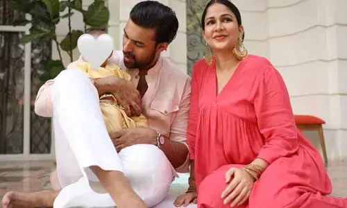 కొడుకుతో మెగా కపుల్.. ఆకట్టుకుంటున్న క్యూట్ ఫొటోస్