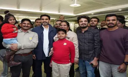 జ్యూరిక్ చేరుకున్న మంత్రి నారా లోకేశ్
