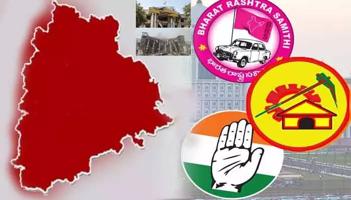 దమ్ముంటే టచ్ చేసి చూడండి.. బీఆర్ఎస్, కాంగ్రెస్, టీడీపీ మధ్య సోషల్ మీడియా వార్ దమ్ముంటే టచ్ చేసి చూడండి.. బీఆర్ఎస్, కాంగ్రెస్, టీడీపీ మధ్య సోషల్ మీడియా వార్