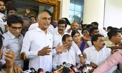 సిట్ విచారణకు హరీష్‌రావు.. జూబ్లీ పీఎస్ వద్ద భారీ బందోబస్త్