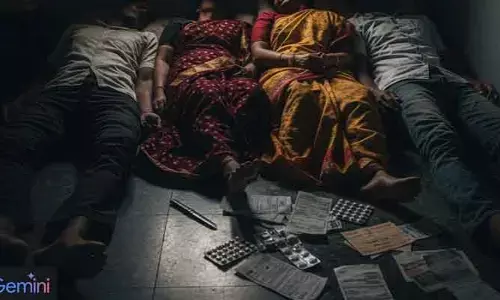 కూకట్‌పల్లిలో విషాదం: ఆర్థిక ఇబ్బందులతో కుటుంబం ఆత్మహత్యాయత్నం