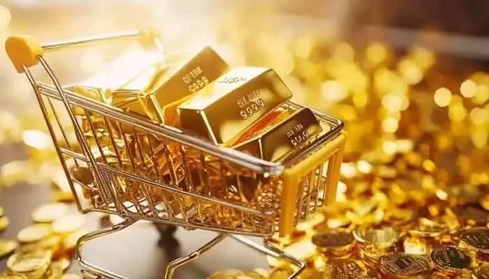 Gold Prices Today: వరుస షాకులిచ్చి.. భారీగా పడిపోయిన బంగారం ధరలు! Gold Prices Today: వరుస షాకులిచ్చి.. భారీగా పడిపోయిన బంగారం ధరలు!