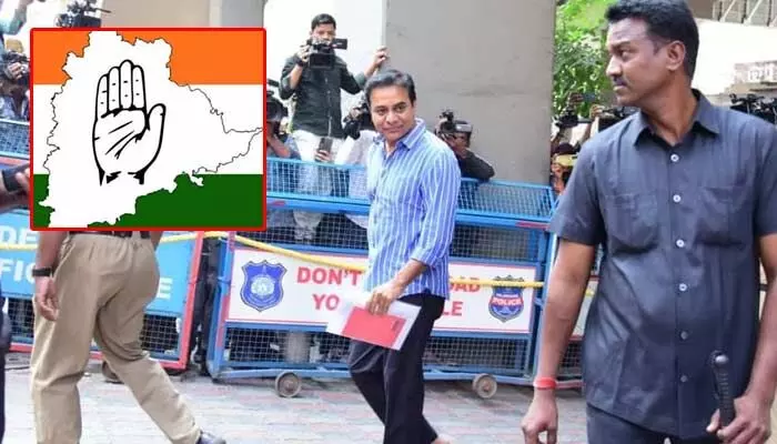 కేటీఆర్పై డీజీపీకి ఫిర్యాదు చేసిన కాంగ్రెస్ ఎమ్మెల్సీ.. ఎందుకంటే..? కేటీఆర్పై డీజీపీకి ఫిర్యాదు చేసిన కాంగ్రెస్ ఎమ్మెల్సీ.. ఎందుకంటే..?
