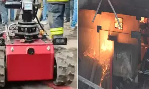 Nampally fire accident: చిక్కుల్లో ఆగురురి ప్రాణాలు.. రంగంలోకి రోబో ఫైర్ మిషన్