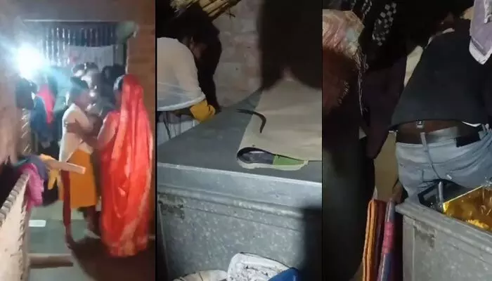 ప్రియురాలి ఇంట్లో ఇనుప పెట్టె టెన్షన్.. ఊపిరాడక అల్లాడిన ప్రేమికుడు.. ఏమైందంటే? ప్రియురాలి ఇంట్లో ఇనుప పెట్టె టెన్షన్.. ఊపిరాడక అల్లాడిన ప్రేమికుడు.. ఏమైందంటే?