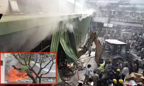 18 గంటలుగా కొనసాగుతున్న మంటలు.. రంగంలోకి JNTU నిపుణులు