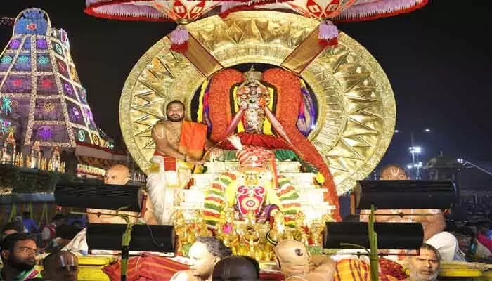 తిరుమలలో అంగరంగ వైభవంగా రథసప్తమి వేడుకలు తిరుమలలో అంగరంగ వైభవంగా రథసప్తమి వేడుకలు