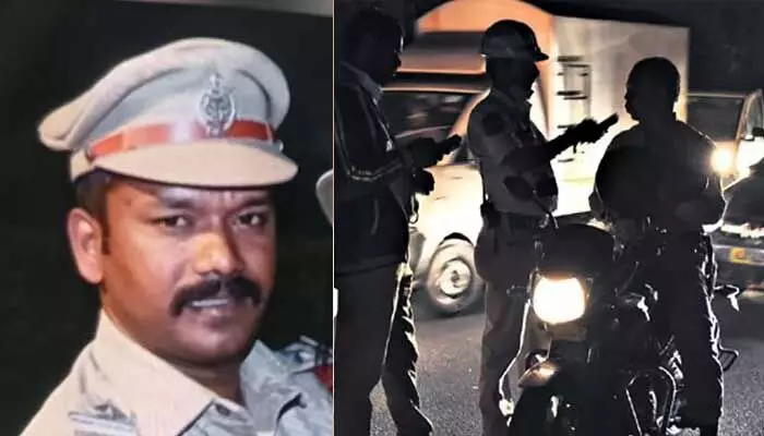 హైదరాబాద్లో దారుణం.. డ్రంక్ అండ్ డ్రైవ్ తనిఖీలు చేసిన ఎస్ఐని ఢీకొట్టిన కారు హైదరాబాద్లో దారుణం.. డ్రంక్ అండ్ డ్రైవ్ తనిఖీలు చేసిన ఎస్ఐని ఢీకొట్టిన కారు