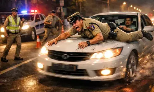 ఆ కారు డ్రైవర్ నన్ను చంపాలని చూశాడు.. ఎస్ఐ సంచలన ప్రకటన