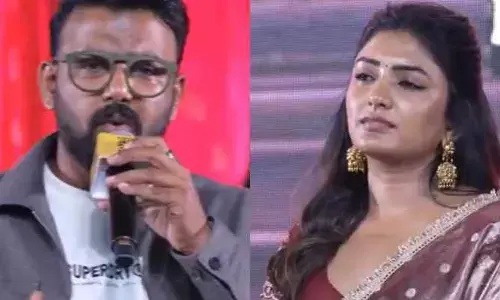 ఈషా అంటే నాకు చాలా ఇష్టం..స్టేజ్ పైనే ఓపెన్ అయిన త‌రుణ్ భాస్క‌ర్ !