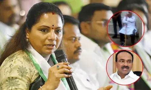 గద్దర్ గేటు దగ్గరే ఆగిపోవడానికి, ఈటల సస్పెన్షన్‌కు అతనే కారణం: కవిత సంచలన వ్యాఖ్యలు