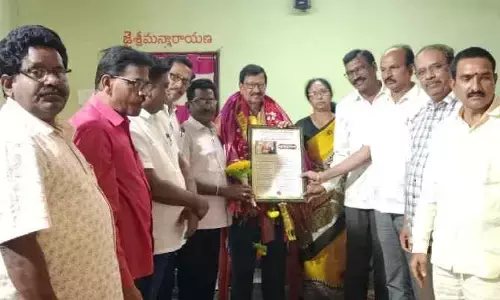 భద్రాద్రి వాసికి టెక్సాస్ యూనివర్సిటీ డాక్టరేట్