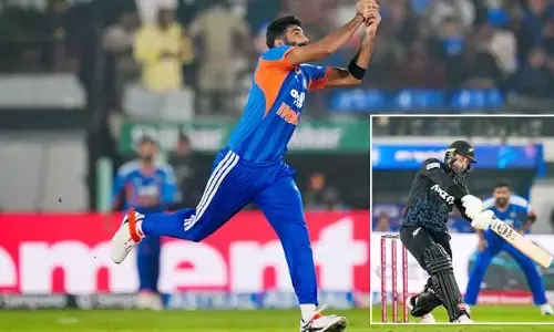 Vizag: ఆచితూచి ఆడుతున్న కివీస్ బ్యాటర్లు.. 17 ఓవర్లు ముగిసేసరికి స్కోర్ ఇదే!