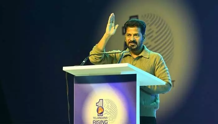 దావోస్ వేదికపై తెలంగాణ రైజింగ్ దావోస్ వేదికపై తెలంగాణ రైజింగ్