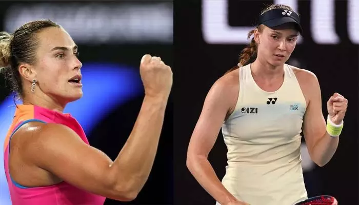 Australian Open : ఫైనల్కు దూసుకెళ్లిన సబలెంక, రిబకినా Australian Open : ఫైనల్కు దూసుకెళ్లిన సబలెంక, రిబకినా