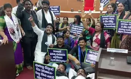 జీవీఎంసీ కౌన్సిల్‌లో వైసీపీ రగడ