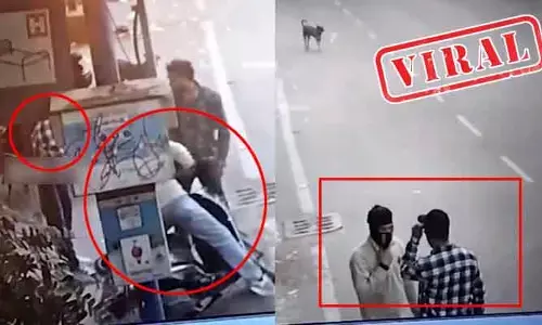 VIRAL: కోఠి కాల్పుల ఘటనలో కీలక పరిణామం.. వెలుగులోకి వచ్చిన సీసీ టీవీ ఫుటేజ్