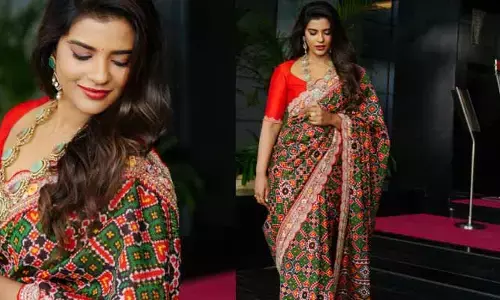 చీరలో చందమామలా వెంకటేష్ భార్య.. చాలా ముద్దొస్తున్నావంటూ కామెంట్స్