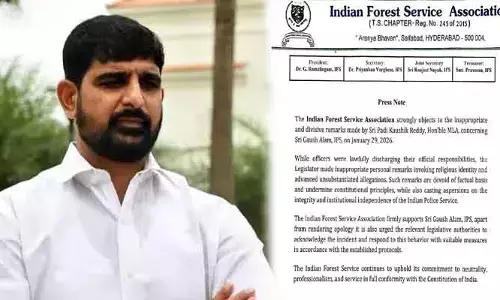 ఎమ్మెల్యే పాడి కౌశిక్ రెడ్డి వ్యాఖ్యలపై ఐఎఫ్ఎస్ అధికారుల సంఘం ఆగ్రహం