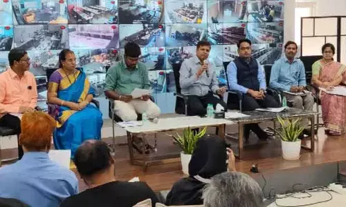 సీసీ కెమెరాల నిఘాలో ఇంటర్ పరీక్షల పర్యవేక్షణ