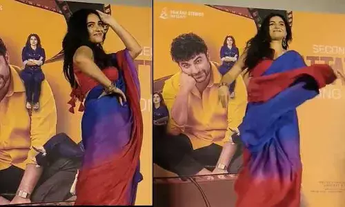 Funky : స్టేజ్ పైనే డ్యాన్స్ ఇర‌గ‌దీసిన హీరోయిన్‌