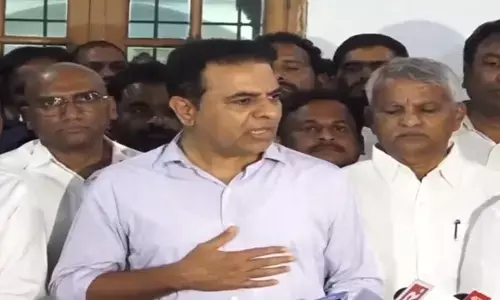 కేసీఆర్ విచారణకు పూర్తిగా సహకరించారు: నందినగర్‌లో కేటీఆర్ కీలక వ్యాఖ్యలు