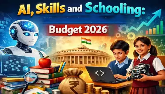 Budget2026: స్కూళ్లలోనే కంటెంట్ క్రియేటర్ ల్యాబ్స్.. కేంద్ర బడ్జెట్లో AVGC రంగానికి పెద్దపీట Budget2026: స్కూళ్లలోనే కంటెంట్ క్రియేటర్ ల్యాబ్స్.. కేంద్ర బడ్జెట్లో AVGC రంగానికి పెద్దపీట