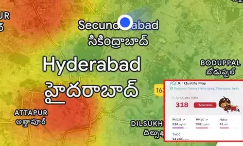 హైదరాబాద్‌లో ఆందోళనకరంగా గాలి నాణ్యత.. AQI 318గా నమోదు