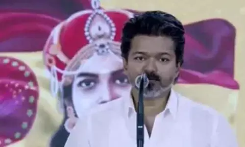 అవినీతి శక్తులను రాష్ట్రం నుంచి తరిమికొట్టాలని టీవీకే శ్రేణులకు విజయ్ పిలుపు